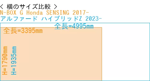 #N-BOX G Honda SENSING 2017- + アルファード ハイブリッドZ 2023-